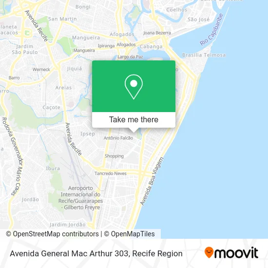 Avenida General Mac Arthur 303 map