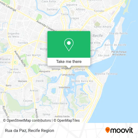 Rua da Paz map