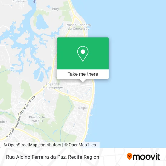 Rua Alcino Ferreira da Paz map