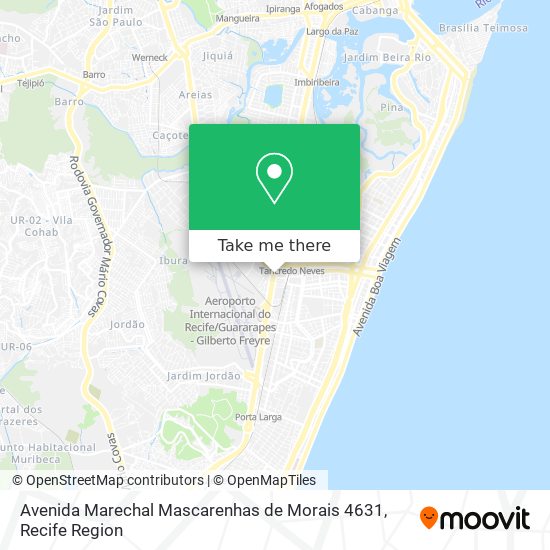 Mapa Avenida Marechal Mascarenhas de Morais 4631