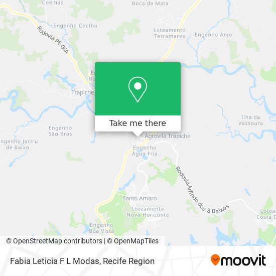 Fabia Leticia F L Modas map