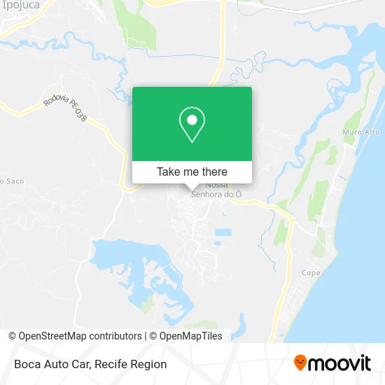 Boca Auto Car map