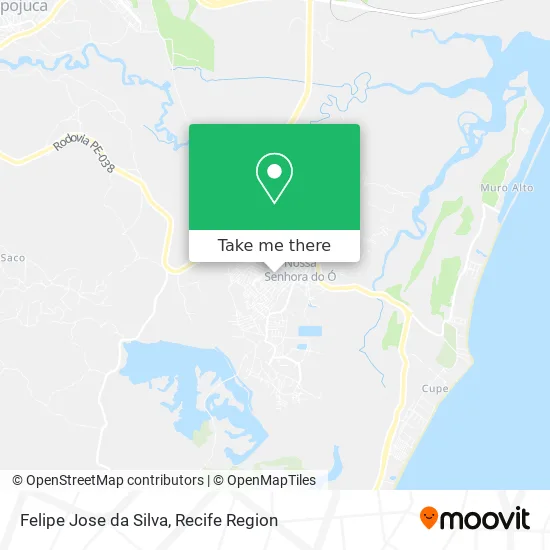 Felipe Jose da Silva map