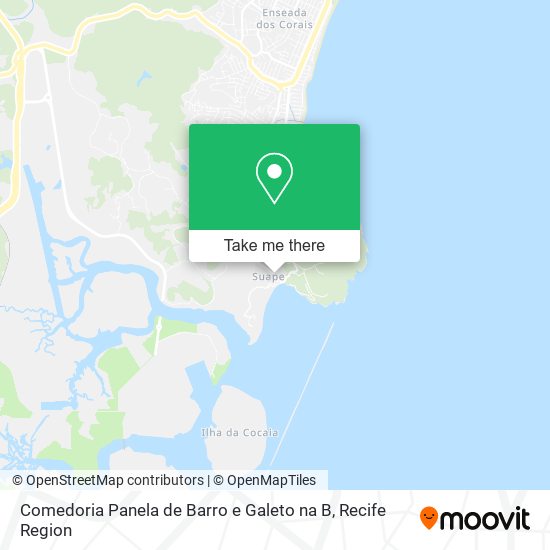 Comedoria Panela de Barro e Galeto na B map