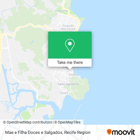 Mae e Filha Doces e Salgados map