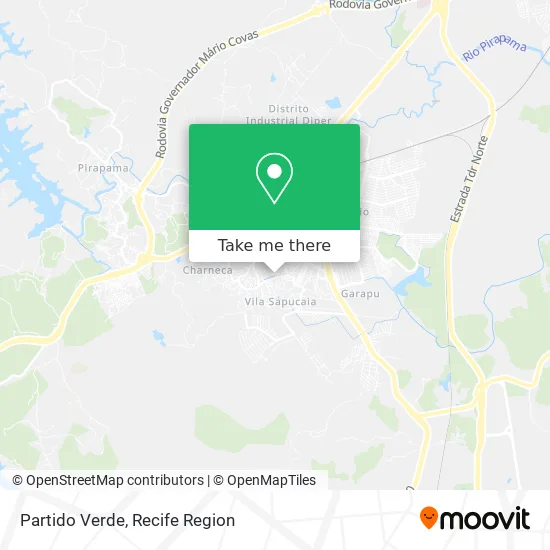 Partido Verde map