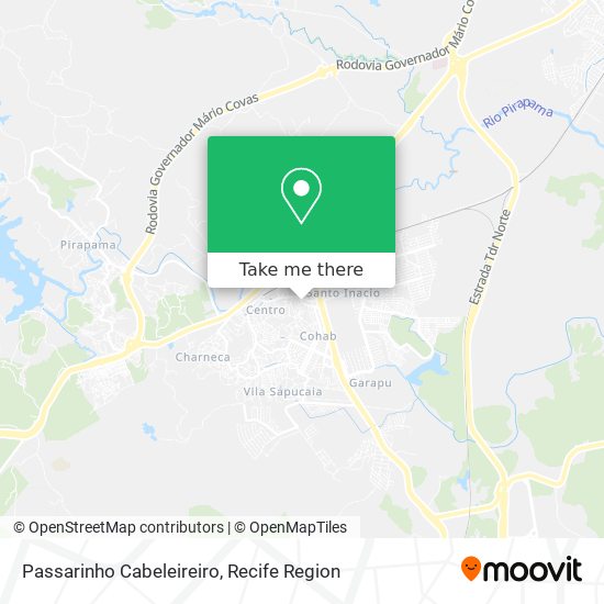 Passarinho Cabeleireiro map