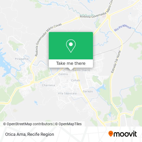 Otica Ama map