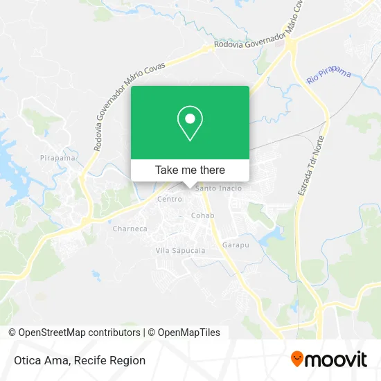 Otica Ama map