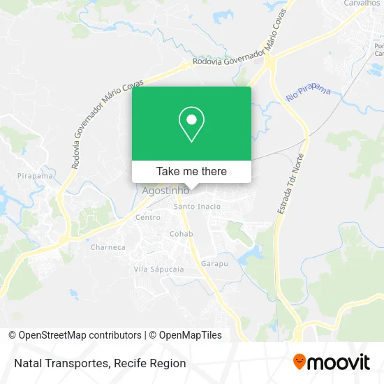 Natal Transportes map