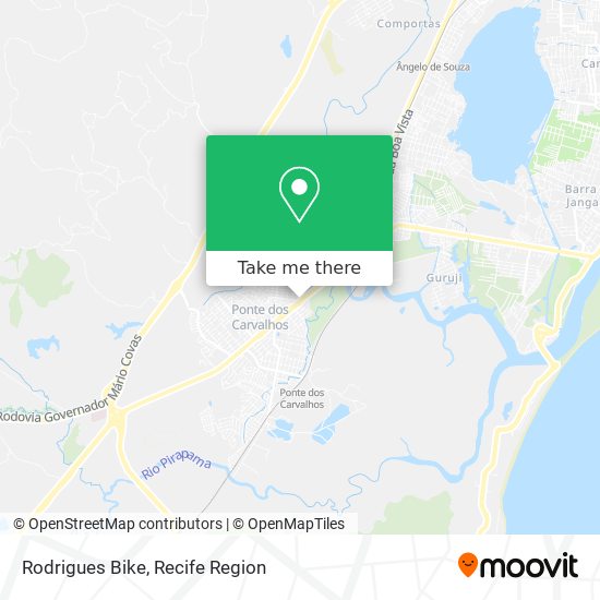 Rodrigues Bike map