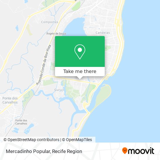 Mercadinho Popular map