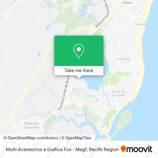 Multi Acessorios e Grafica Fox - Magf map