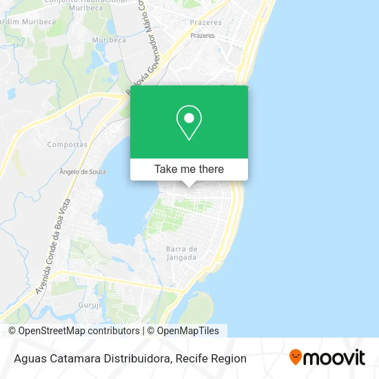 Aguas Catamara Distribuidora map