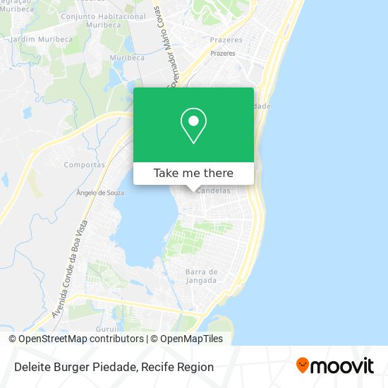 Deleite Burger Piedade map