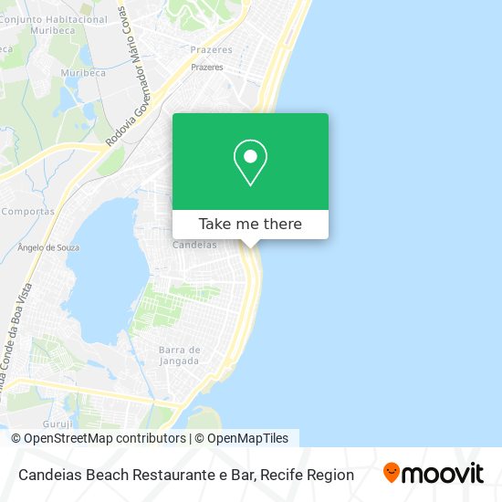 Candeias Beach Restaurante e Bar map