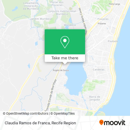 Claudia Ramos de Franca map