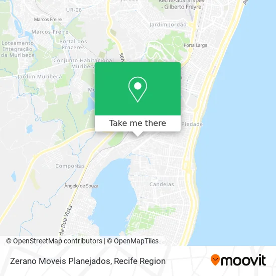 Zerano Moveis Planejados map