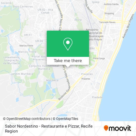 Sabor Nordestino - Restaurante e Pizzar map