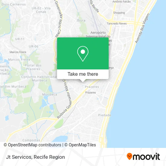 Jt Servicos map