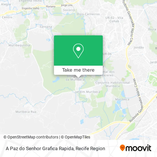 A Paz do Senhor Grafica Rapida map