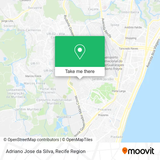 Adriano Jose da Silva map