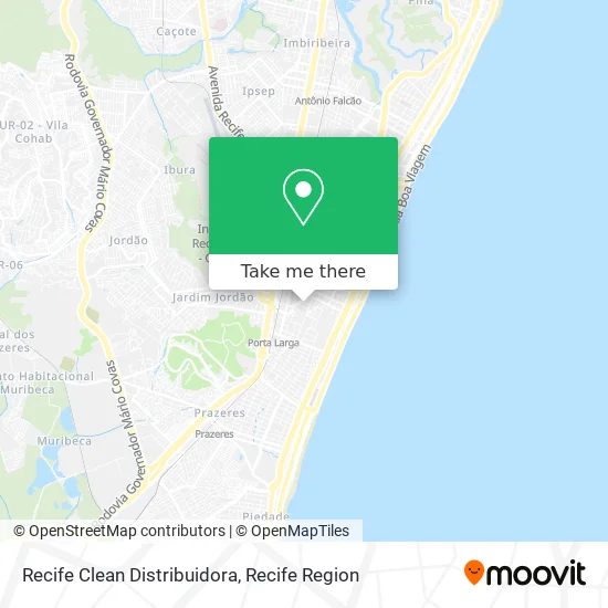 Recife Clean Distribuidora map