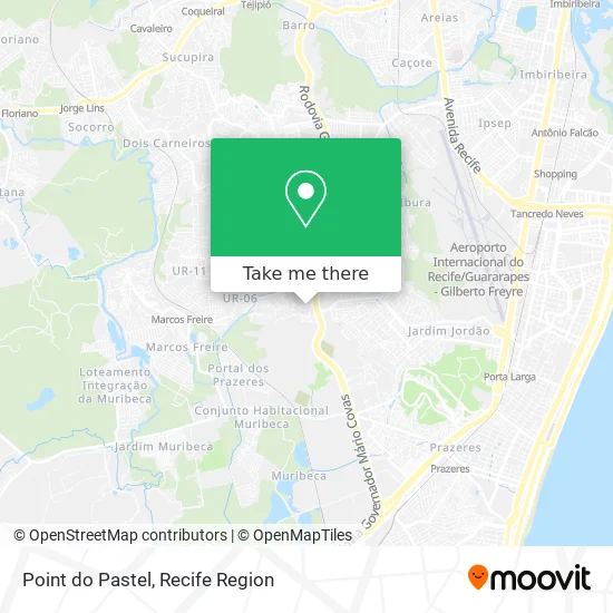 Point do Pastel map