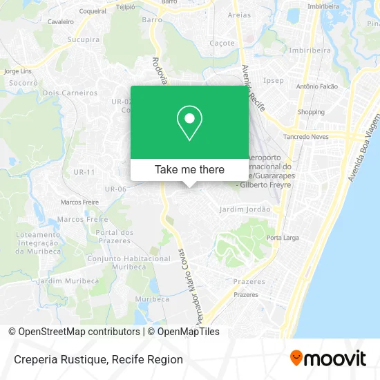 Creperia Rustique map