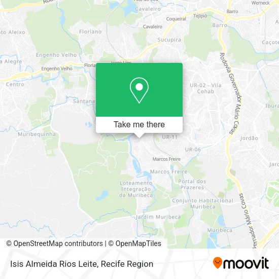 Isis Almeida Rios Leite map