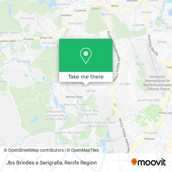 Jbs Brindes e Serigrafia map