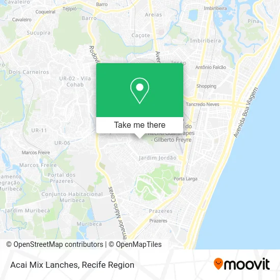 Acai Mix Lanches map