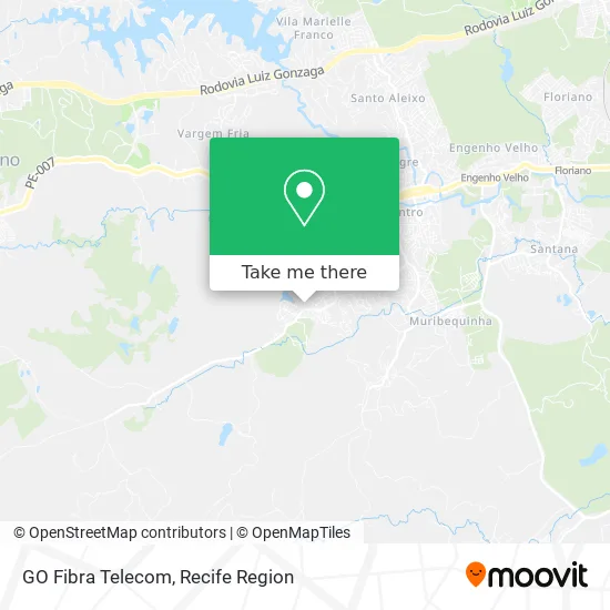 GO Fibra Telecom map