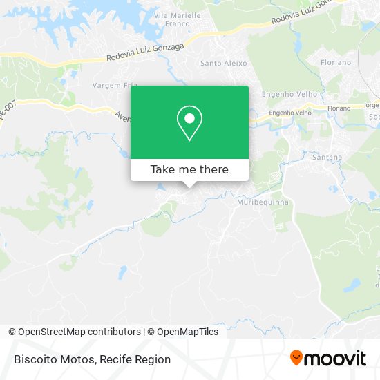 Biscoito Motos map