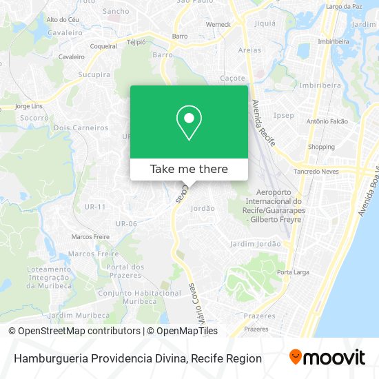 Hamburgueria Providencia Divina map