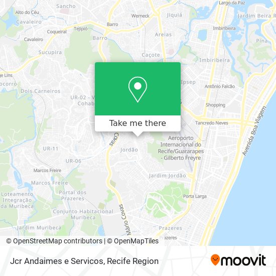 Jcr Andaimes e Servicos map