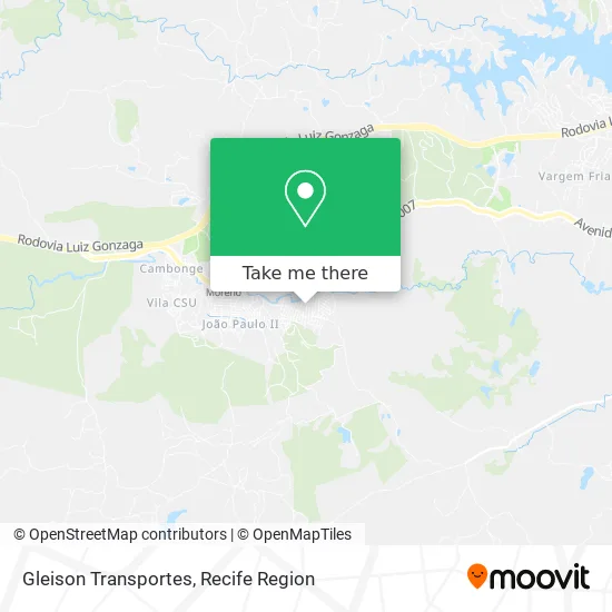 Gleison Transportes map