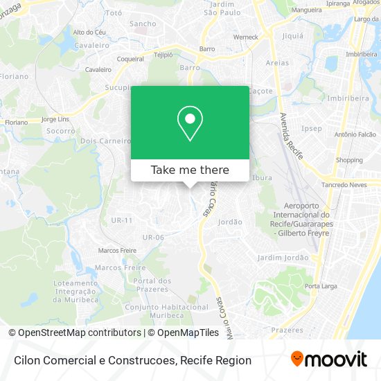 Cilon Comercial e Construcoes map