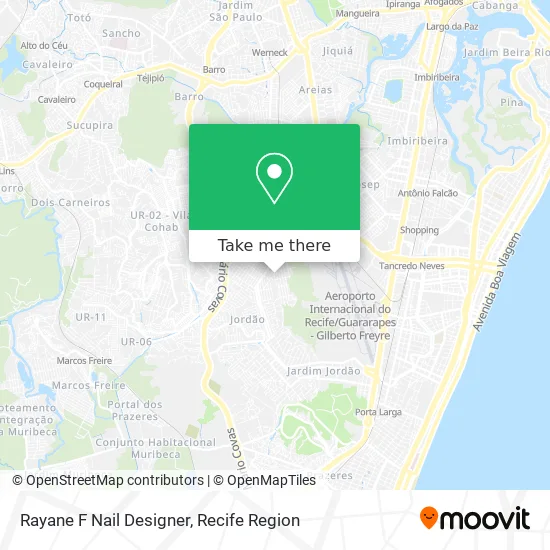 Rayane F Nail Designer map
