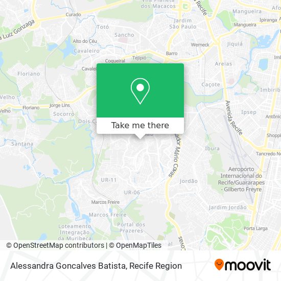 Alessandra Goncalves Batista map