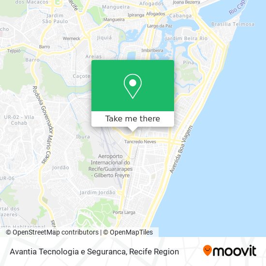 Avantia Tecnologia e Seguranca map