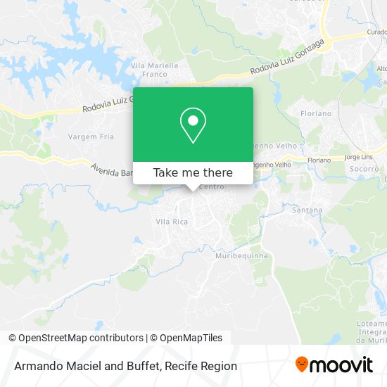 Armando Maciel and Buffet map