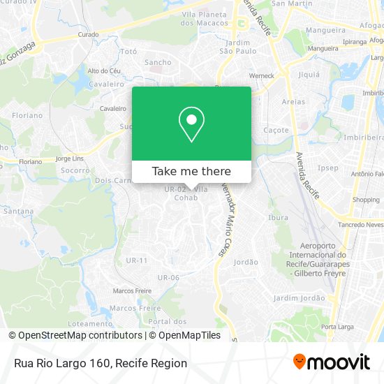 Rua Rio Largo 160 map