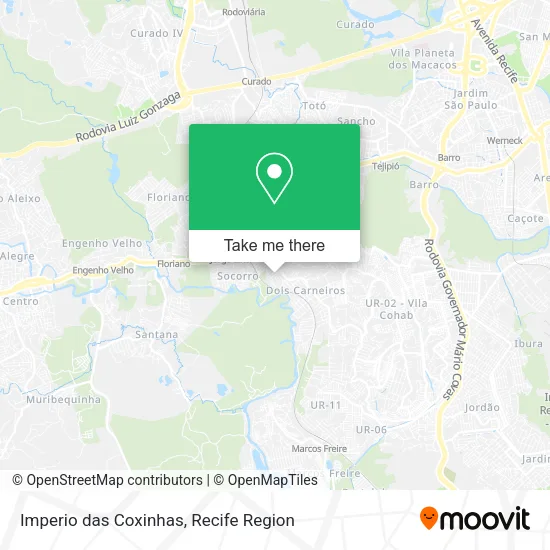 Imperio das Coxinhas map