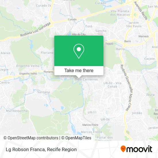 Lg Robson Franca map