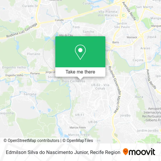 Edmilson Silva do Nascimento Junior map