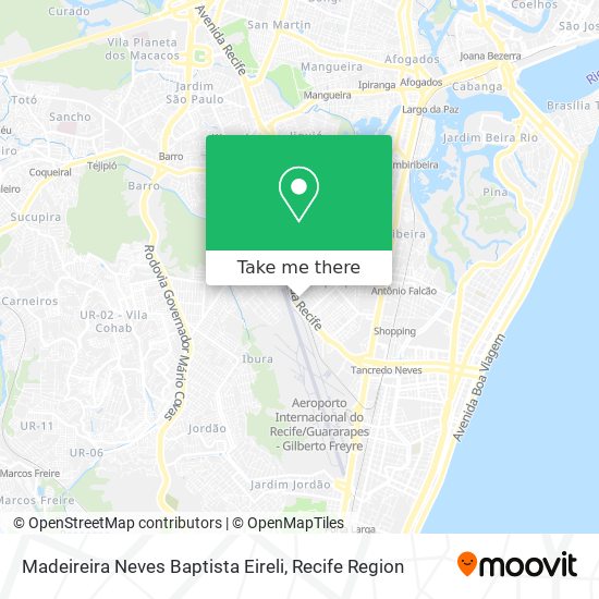 Madeireira Neves Baptista Eireli map