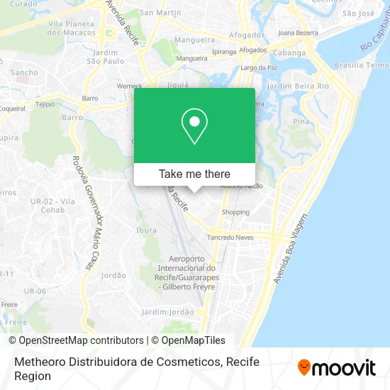 Metheoro Distribuidora de Cosmeticos map