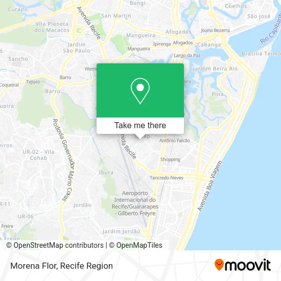Morena Flor map