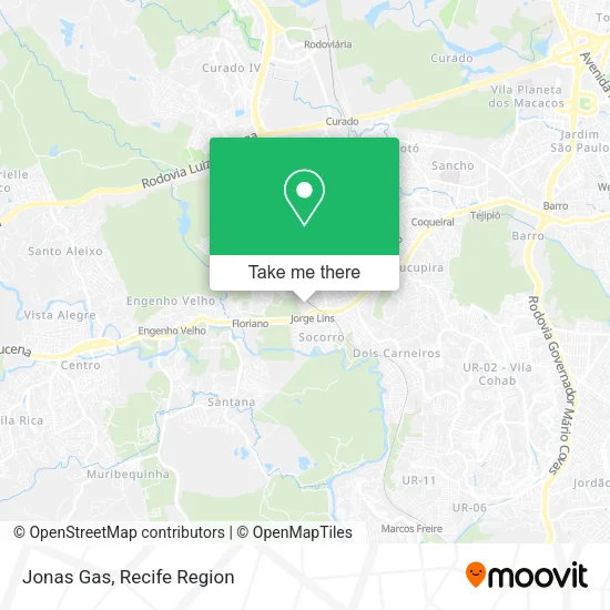 Jonas Gas map